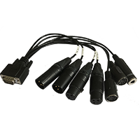 SFB - Breakout cable XLRMKH-GOLD